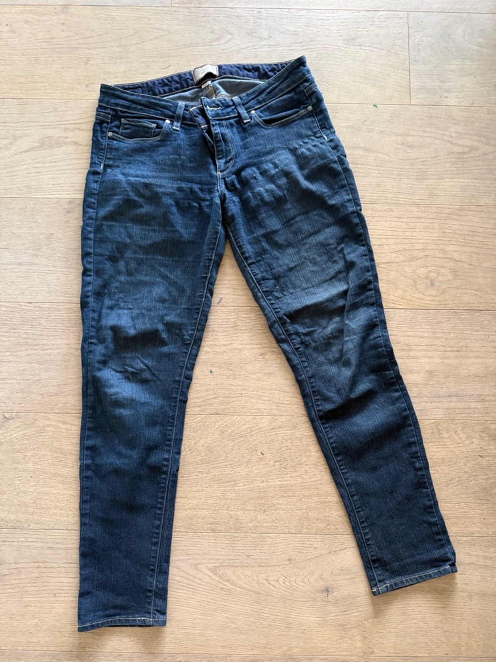 PAIGE Indigo Peg Skinny Jeans size 28